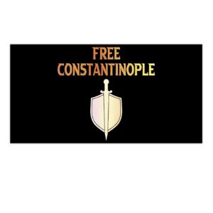 Free Constantinople Bumper Stickers