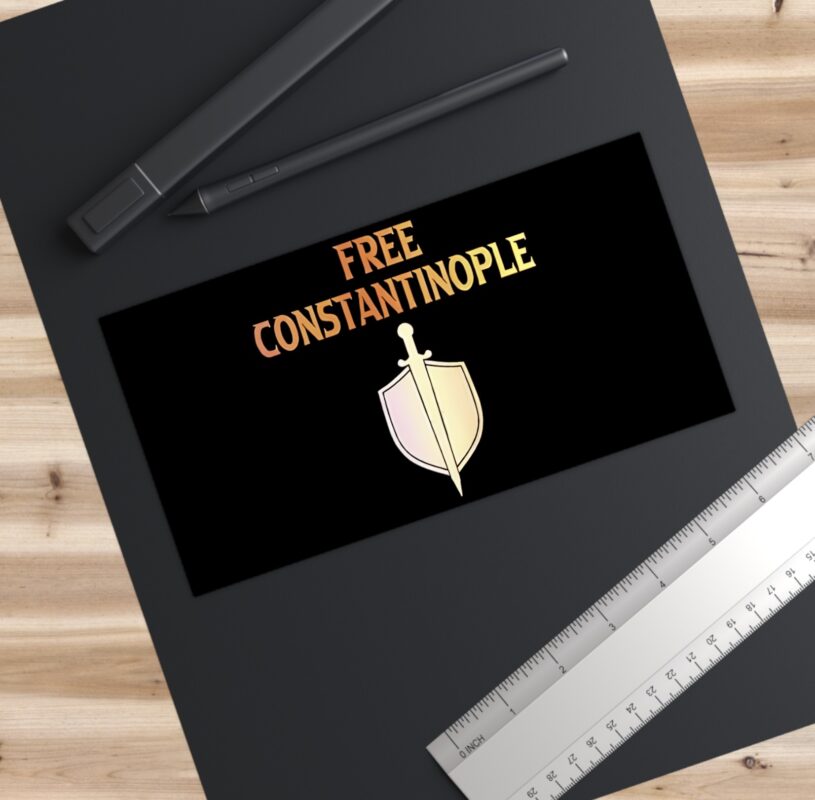 Free Constantinople Bumper Stickers