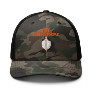 Free Constantinople Camouflage Trucker Hat