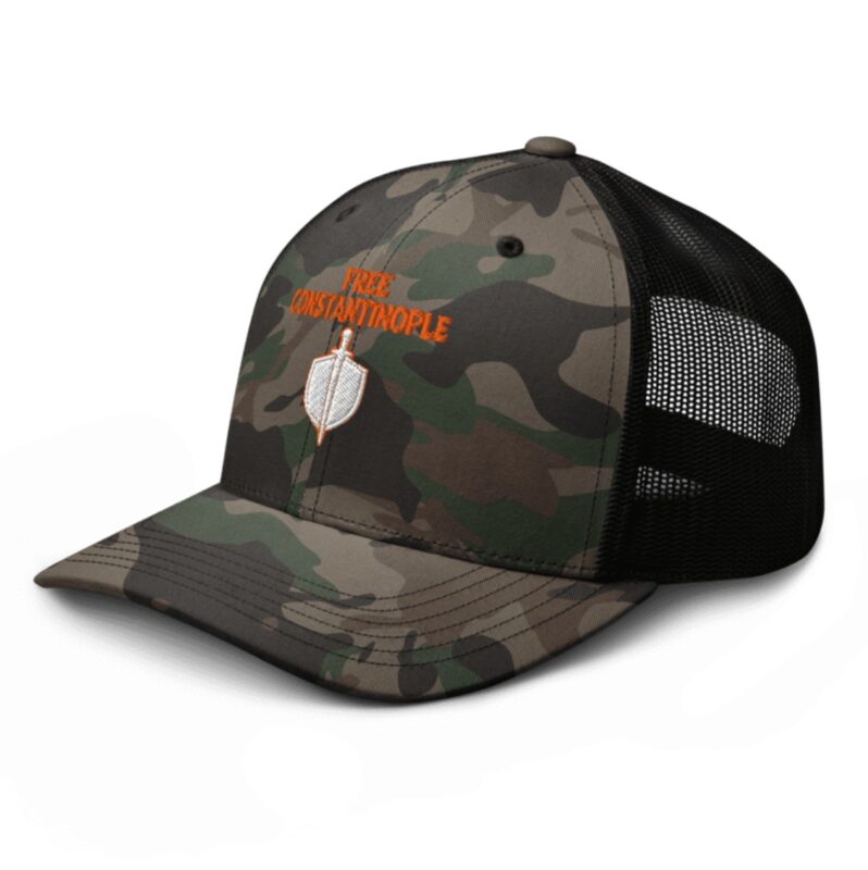 Free Constantinople Camouflage Trucker Hat