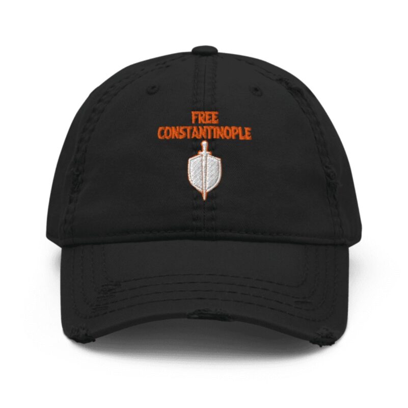 Free Constantinople Distressed Dad Hat