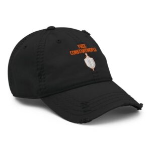 Free Constantinople Distressed Dad Hat