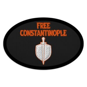 Free Constantinople Embroidered Patches USA