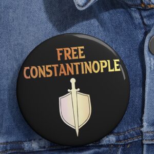 Free Constantinople Pin Buttons