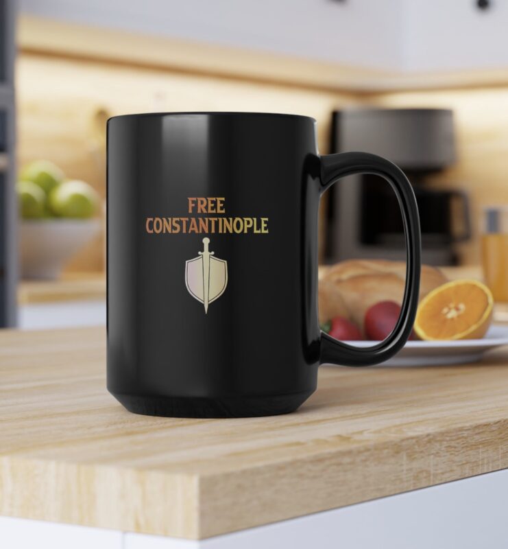 Steve Bannon's "Free Constantinople" Mug