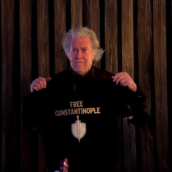 Steve Bannon's Free Constantinople T-shirt