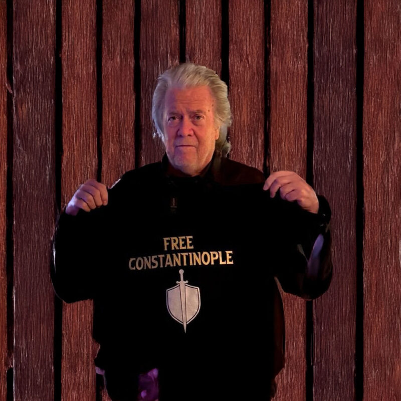 Steve Bannon's Free Constantinople T-shirt